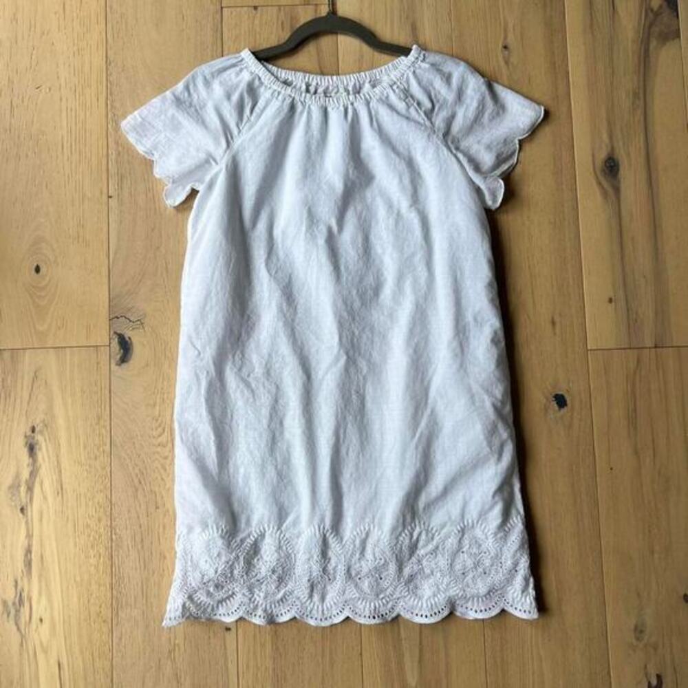 Vineyard‎ Vines - White Airy Eyelet Dress - Girl’s Size L - 100% Cotton